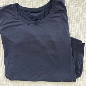 LULULEMON Swiftly Long Sleeve Top color: NAVY